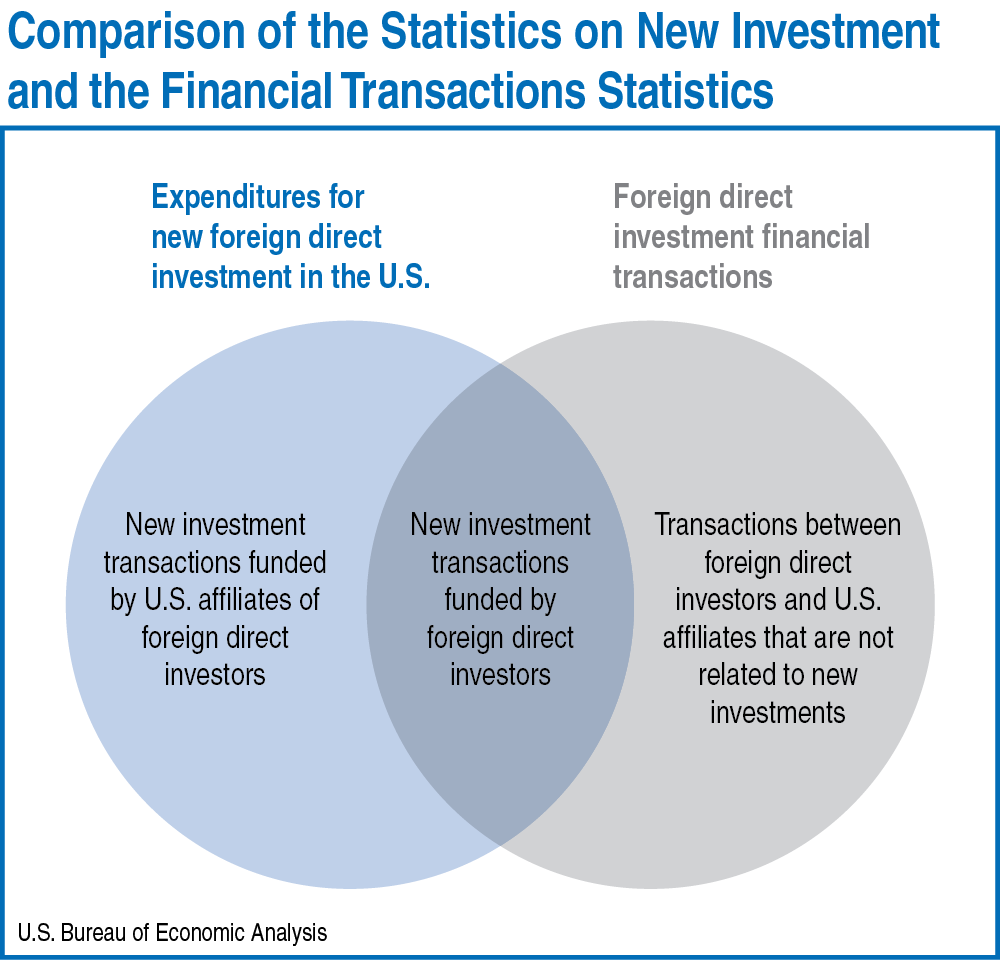 Chart: Comparison of the Statistics on New Investment and the Financial Transactions Statistics