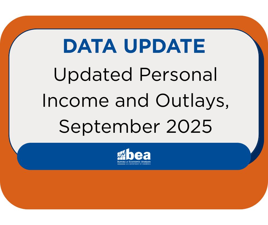 Personal Income and Outlays, Data Update, September 2025
