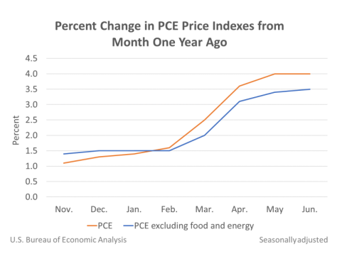 Percent Change in PCE Price Indexes July30