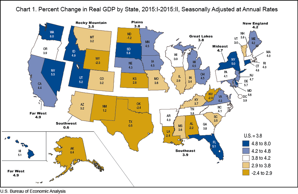 Map of US