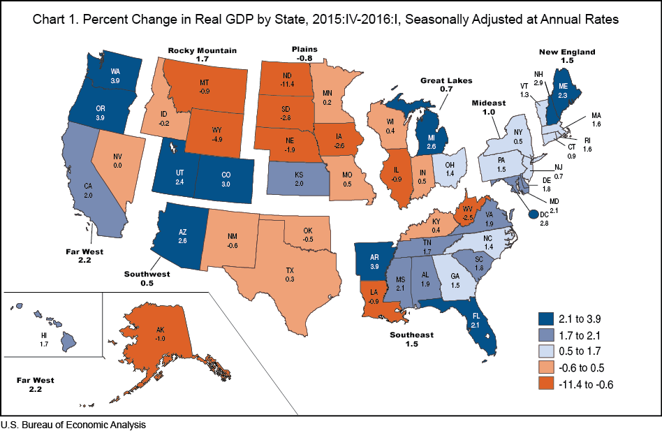 Map of US