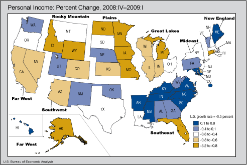 Map of US