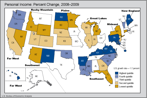 Map of US