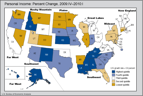 Map of US