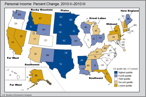 Map of US