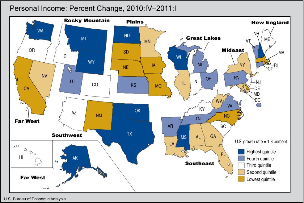 Map of US