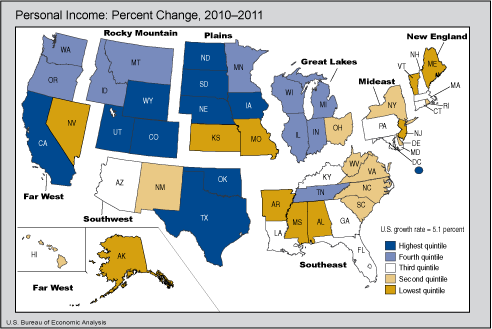 Map of US