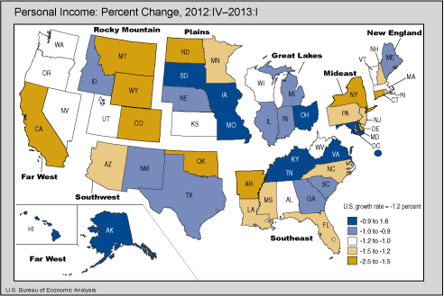 Map of US