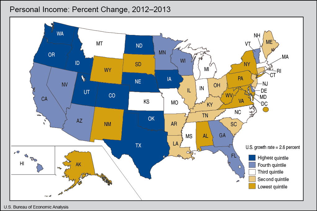 Map of US