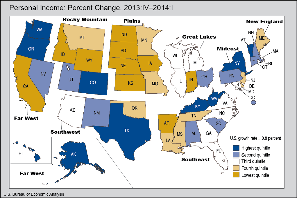 Map of US