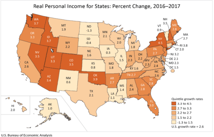 Real Personal Income for States May 16