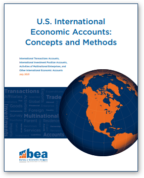 Cover image of 2021, U.S. International Economic Accounts: Concepts and Methods document.